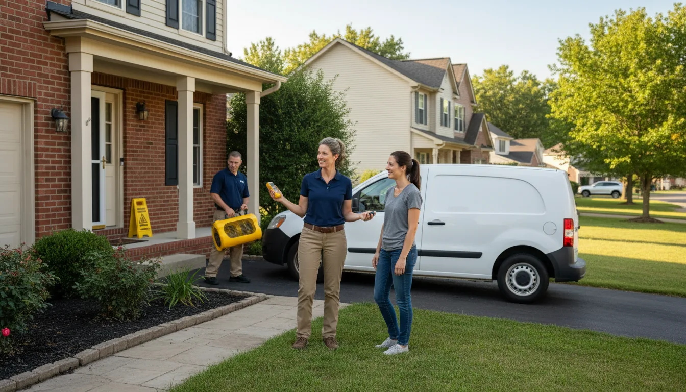 Water restoration image for Home Water Damage Repair in Bloomfield, MO